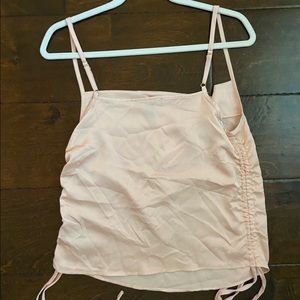 Pink silk tank. Size medium. New with tags.